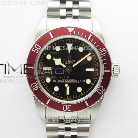 ZF공장 튜더 헤리티지 블랙베이 41 레드베젤 블랙다이얼 브레이슬릿 Heritage Black Bay M7941A1A0RU-0003 41mm SS ZF 1:1 Best Edition Black Dial Red Bezel on SS Bracelet A2824
