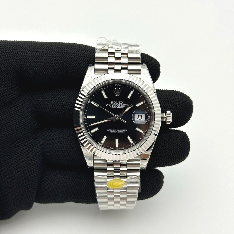 VS공장 롤렉스 데이저스트 41 블랙다이얼 플루티드베젤 쥬빌레브레이슬릿 DJ2 41mm Jub Flt 904L SS/SS Blk/Stk VSF VS3235