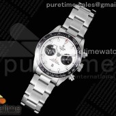 TWS공장 튜더 블랙베이 크로노그래프 스틸 화이트팬더다이얼 브레이슬릿 Black Bay Chrono SS TWS 1:1 Best Edition White Dial on SS Bracelet A7750
