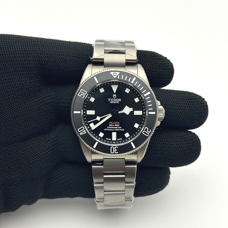 ZF공장 튜더 펠라고스 39 블랙다이얼 티타늄 브레이슬릿 2824 Pelagos 39mm Titanium ZF 1:1 Best Edition Black Dial on Titanium Bracelet A2824