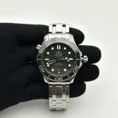 VS공장 오메가 씨마스터 다이버 300M 스틸 그린다이얼 브레이슬릿 Seamaster Diver 300M VSF 1:1 Best Edition Green Ceramic Green Dial on SS Bracelet A8800 V2