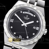 V7공장 튜더 로얄 28600 스틸 블랙다이얼 8p인덱스 브레이슬릿 Tudor Royal 28600 41mm SS/SS Blk/Dia V7F A2836