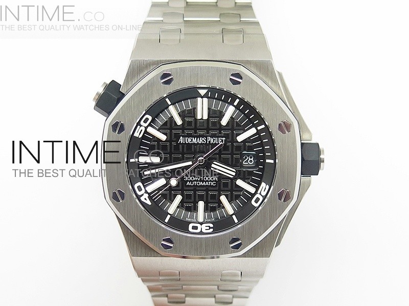 JF공장 V8 오데마피게 로얄오크 오프쇼어 다이버 15710 Audemars Piguet Royal Oak Offshore Diver 스틸 다이버 브레스렛