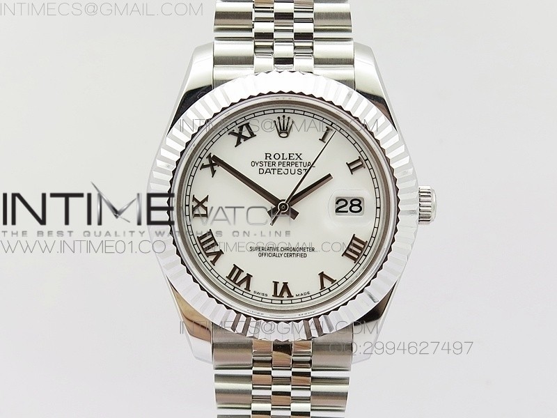 BP공장 V2 롤렉스 데이저스트2 스틸 화이트다이얼 로만인덱스 Rolex DateJust2 SS&White Dial Roman Index 신형브레스렛