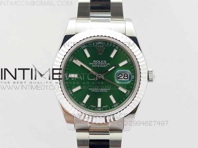 BP공장 V2 롤렉스 데이저스트2 스틸 그린다이얼 바인덱스 Rolex DateJust2 SS Green Dial Bar Index 신형브레스렛