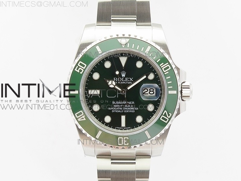 VR MAX 롤렉스 서브마리너 그린 116610LV submariner 116610lv green ceramic