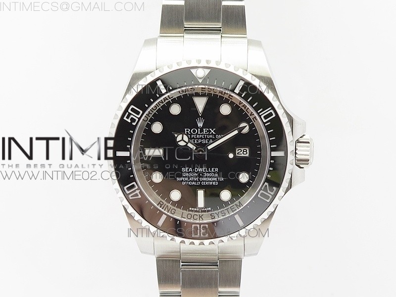 BP 롤렉스 씨드웰러 딥씨 V2 SA3135 SEA-DWELLER DEEPSEA 116660 BLACK CERAMIC BEZEL BLACK DIAL BEST EDITION SA3135