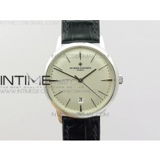 MK공장 바쉐론콘스탄틴 패트리모니 85150 스틸 실버화이트다이얼 블랙가죽스트랩 PATRIMONY 85150 SS SILVER WHITE DIAL ON BLACK LEATHER MIYOTA 9015 TO CAL.2450SC