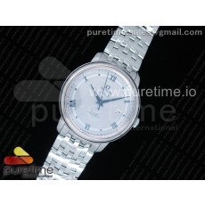 GP공장 오메가 드빌 스틸 화이트다이얼 블루인덱스 브레이슬릿 De Ville SS White Dial Blue Markers on SS Bracelet A2824