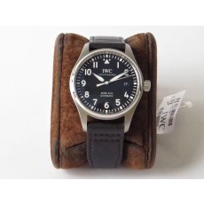 V7공장 IWC 파일럿 마크18 스틸 블랙다이얼 가죽스트랩 Mark XVIII IWC327009 SS/LE Black V7F