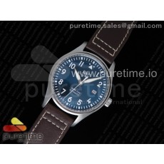 V7공장 IWC 파일럿 마크18 어린왕자에디션 가죽스트랩 Mark XVIII IW327010 Le Petit Prince V7F 1:1 Best Edition Blue Dial on Brown Leather Strap