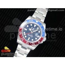 EW공장 롤렉스 GMT마스터2 블루앤레드 블루다이얼 펩시 브레이슬릿 GMT-Master II 116719 BLRO Pepsi Bezel Blue Dial on SS Bracelet A2836