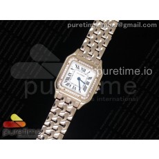 K11공장 까르띠에 팬더 레이디즈 27 로즈골드금장 화이트다이아다이얼 브레이슬릿 Panthère Secrete Ladies 27mm RG White Dial Diamonds Bezel on RG Bracelet Ronda Quartz