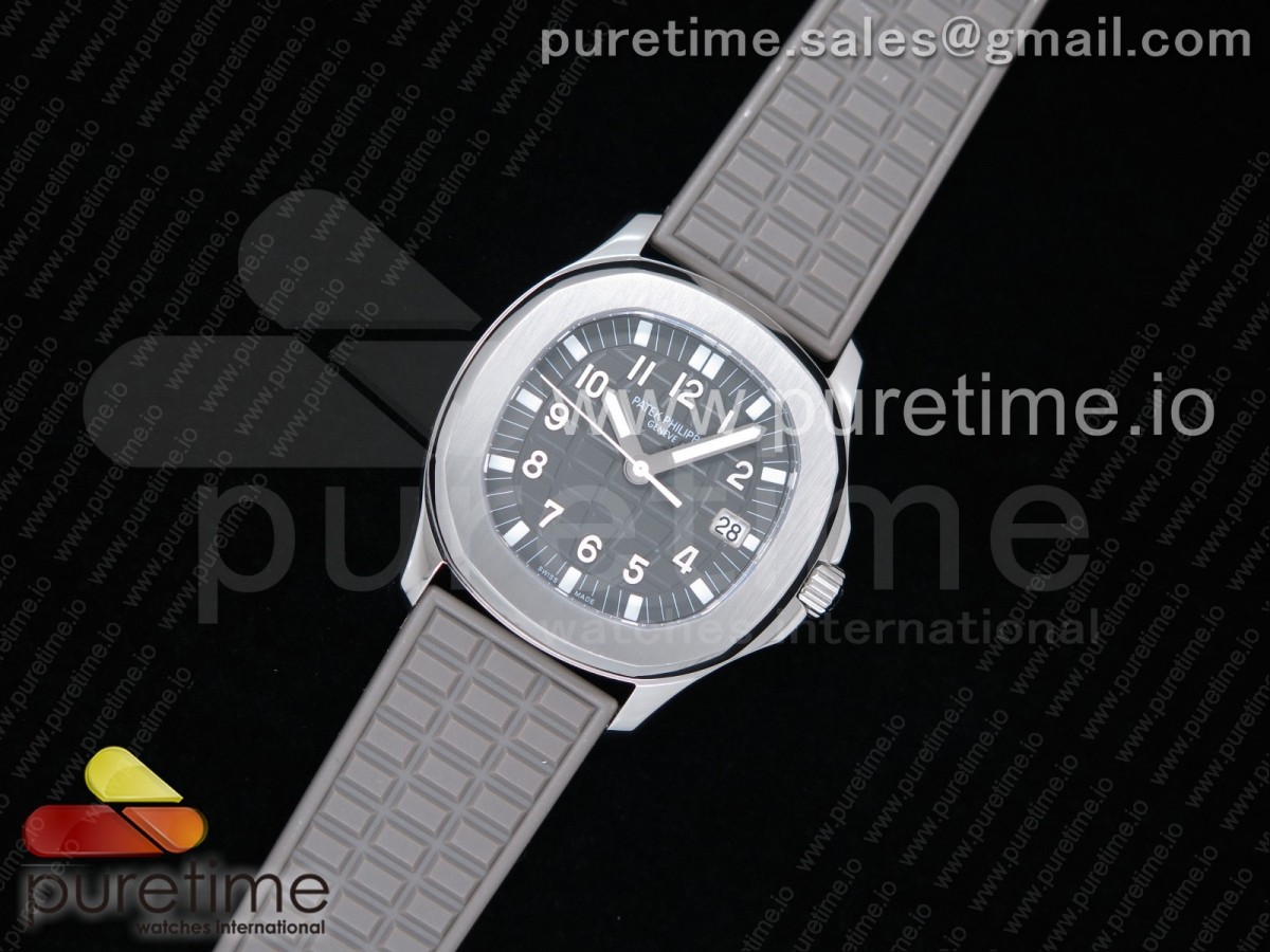 JJ공장 파텍필립 아쿠아넛 5067 스틸 그레이다이얼 그레이러버스트랩 Aquanaut 5067A SS Bezel  Gray Textured Dial on Gray Rubber Strap AE23