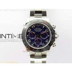 JH공장 세라토나 블루다이얼 브레이슬릿 DAYTONA 116519LN BLUE DIAL NUMERAL MAKERS CERAMIC BEZEL ON SS BRACELET A4130