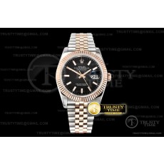 BP공장 롤렉스 데이저스트 36 로즈골드 콤비 블랙다이얼 브레이슬릿 DateJust 36mm Jub Flt RG/SS Black/Stick BP A2813