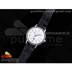 OX공장 랑데뷰 29MM 화이트다이얼 가죽스트랩 Rendez-Vous 29mm SS White Dial on Black Leather Strap A967