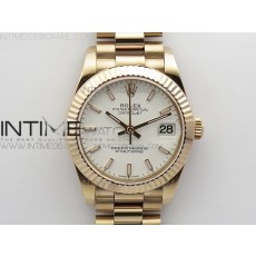 BP공장 롤렉스 데이저스트 31 로즈골드금통 화이트다이얼 브레이슬릿2813 Datejust 31mm 278275 RG White Sticks Markers Dial on RG President Bracelet