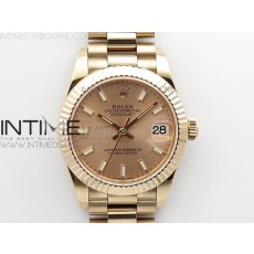 BP공장 롤렉스 데이저스트 31 로즈골드금통 로즈골드다이얼 브레이슬릿2813 Datejust 31mm 278275 RG RG Sticks Markers Dial on RG President Bracelet