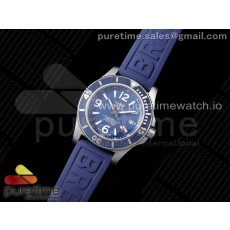 TF공장 브라이틀링 슈퍼오션 블루다이얼 러버스트랩 Superocean Automatic 44 Blue Dial Blue Bezel on Blue Rubber Strap A2824