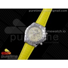 OX공장 데이토나 옐로우다이얼 가죽스트랩 Daytona 116519 Yellow Dial on Yellow Leather Strap A7750