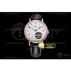 R8공장 클라시크 뚜르비용 로골 화이트다이얼 가죽스트랩 Classique Tourbillon 5367 RG/LE Wht/Num R8F Asia Tourb