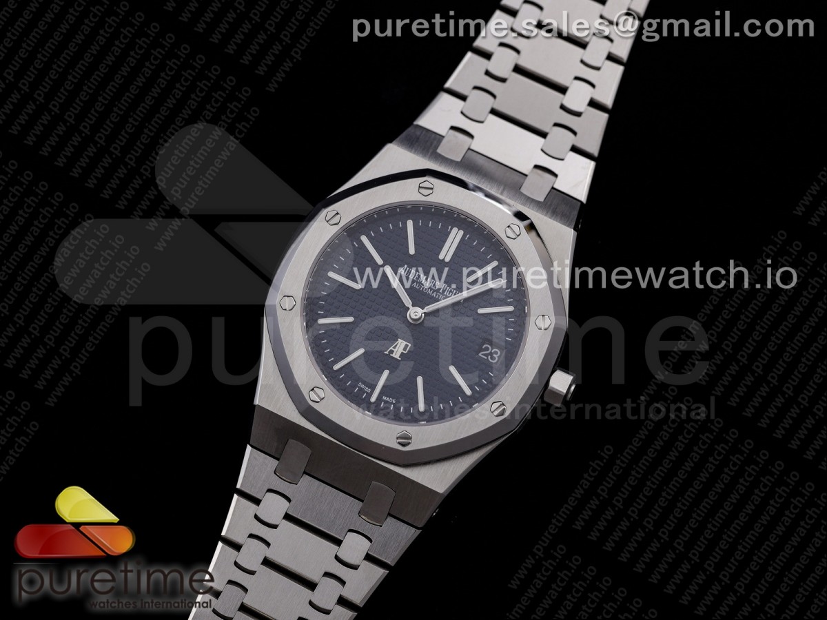 KZ공장 15202 블루다이얼 Royal Oak 39mm 15202 SS KZF 1:1 Best Edition Blue Textured Dial on SS Bracelet A2121