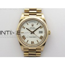 BP공장 롤렉스 데이데이트 40미리 로골 화이트다이얼 2836 Day-Date 40mm 228239 BP New Dial Version 904 RG White Roman Markers Dial on RG President Bracelet A2836