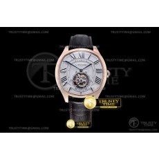 BBR공장 드라이브 뚜르비용 로골 화이트다이얼 가죽스트랩 Drive De Cartier Tourbillon RG/LE White BBR Tourbillon