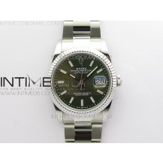 BP공장 롤렉스 데이저스트 36 904 그린다이얼 Datejust 36mm 116231 SS BP 1:1 Best Edition Green Dial Stick Markers On SS Oyster Bracelet A2824