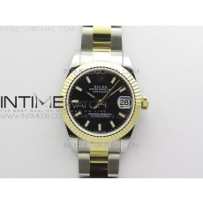 BP 롤렉스 데이저스트 31 옐로우골드콤비 블랙다이얼 2813 Datejust 31mm 278273 SS/YG BP Best Edition Black Stick Markers Dial on SS/YG Oyster Bracelet