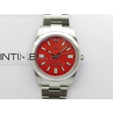 BP공장 롤렉스 오이스터퍼페츄얼 41미리 레드다이얼 2813 Oyster Perpetual 41mm 124300 BP Best Edition Red Dial on SS Bracelet