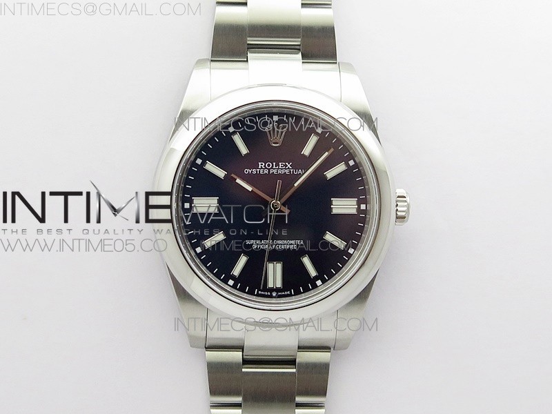 BP공장 롤렉스 오이스터퍼페츄얼 41미리 블루다이얼 2813 Oyster Perpetual 41mm 124300 BP Best Edition Dark Blue Dial on SS Bracelet