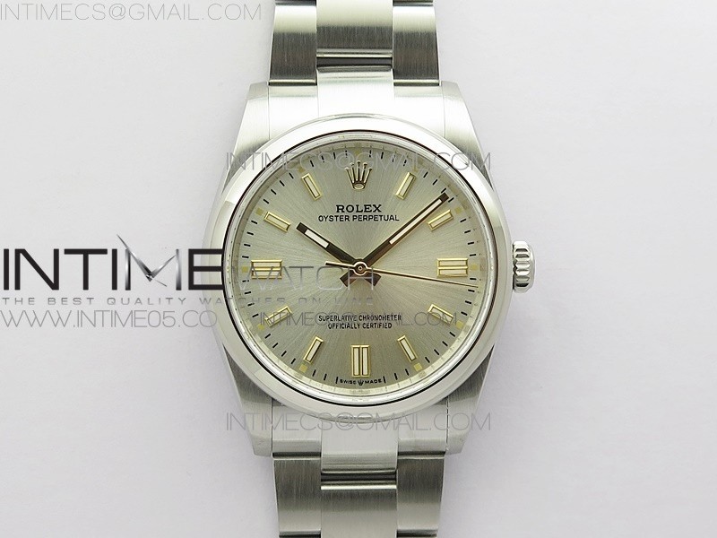 BP공장 롤렉스 오이스터퍼페츄얼 36미리 실버다이얼 2813 Oyster Perpetual 36mm 126000 BP Best Edition Silver Dial on SS Bracelet