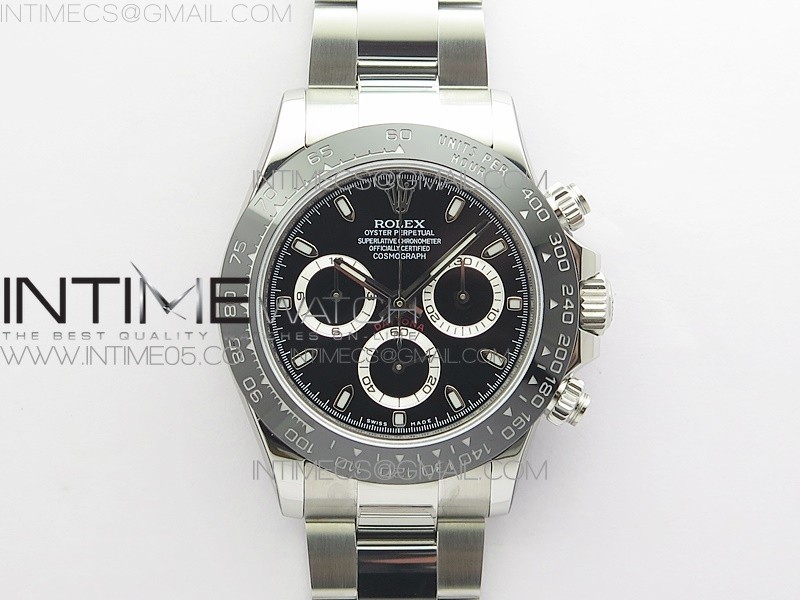 BL공장 세라토나 블랙다이얼 Daytona 116500 LN SS BLF Best Edition Black dial On SS Bracelet A4130