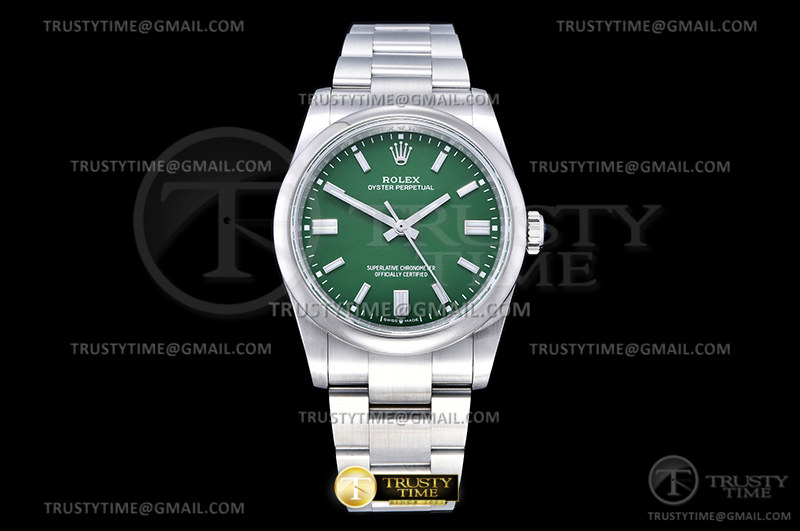 BP공장 롤렉스 오이스터퍼페츄얼 36 그린 다이얼 3230무브먼트 BPF Rolex Oysterperpetual 36 Green Dial ref126000