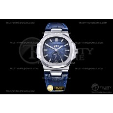 GR공장 V3 파텍필립 노틸러스 애뉴얼 캘린더 스틸 블루다이얼 가죽스트랩 Patekphilippe Nautilus Annual Calendar 5726 SS Blue Dial Leather Strap