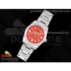 GM공장 오이스터 36미리 레드다이얼 3230 Oyster Perpetual 36mm 126000 GMF 1:1 Best Edition 904L Steel Red Dial on SS Bracelet SA3230