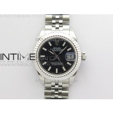 BP공장 롤렉스 데이저스트 28 블랙다이얼 2671 Datejust 28mm 279174 SS BP Best Edition Black Sticks Markers Dial on SS Jubilee Bracelet ETA2671