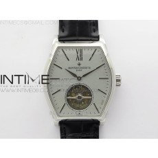 VCR공장 바쉐론콘스탄틴 말테 투어빌론 스틸 그레이다이얼 가죽스트랩 Malte Tourbillon SS VCR Best Edition Gray Dial on Black Croco Leather Strap