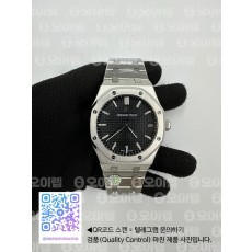 MP공장 오데마피게 로얄오크 15500 스틸 블랙다이얼 브레이슬릿 Royal Oak 41mm 15500 SS/SS Black MPF MY9015