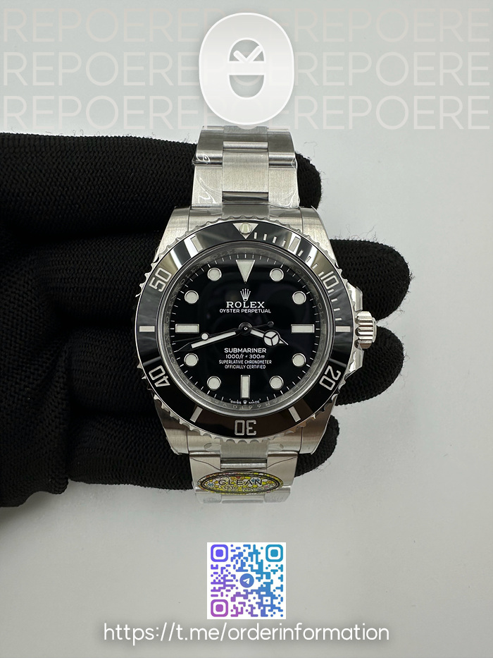 CLEAN공장 롤렉스 서브마리너 41 신형 논데이트 스틸 브레이슬릿 클린공장 Submariner 41mm 124060 No Date 904L Steel Clean 1:1 Best Edition VR3230