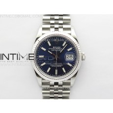 VS공장 롤렉스 데이저스트 36 블루다이얼 플루티드베젤 쥬빌레브레이슬릿 DateJust 36 SS 126234 VSF 1:1 Best Edition 904L Steel Blue Dial on Jubilee Bracelet VS3235