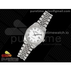 Clean공장 롤렉스 데이저스트 36 화이트다이얼 로만인덱스 플루티드베젤 쥬빌레브레이슬릿 DateJust 36 126234 Clean 1:1 Best Edition 904L Steel White Roman Dial on Jubilee Bracelet VR3235 클린공장