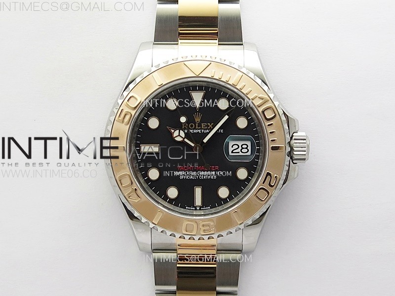 VS공장 롤렉스 요트마스터 40 로즈골드콤비 블랙다이얼 브레이슬릿 3235 Yacht-Master 126621 904L/RG VSF 1:1 Best Edition Black Dial On 904L/RG Bracelet VS3235