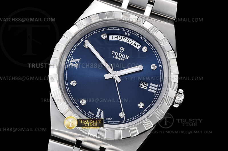 V7공장 튜더 로얄 28600 스틸 블루다이얼 8p인덱스 브레이슬릿 Tudor Royal 28600 41mm SS/SS Blue/Dia V7F A2836