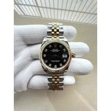 국내배송!! GM공장 롤렉스 데이저스트 31 옐로우골드콤비 블랙다이얼 10P 쥬빌레브레이슬릿 (GM3)