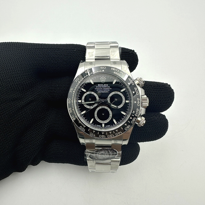 국내배송!! CLEAN공장 롤렉스 신형 세라믹 데이토나 블랙다이얼 브레이슬릿 4131 (고유번호 1C)