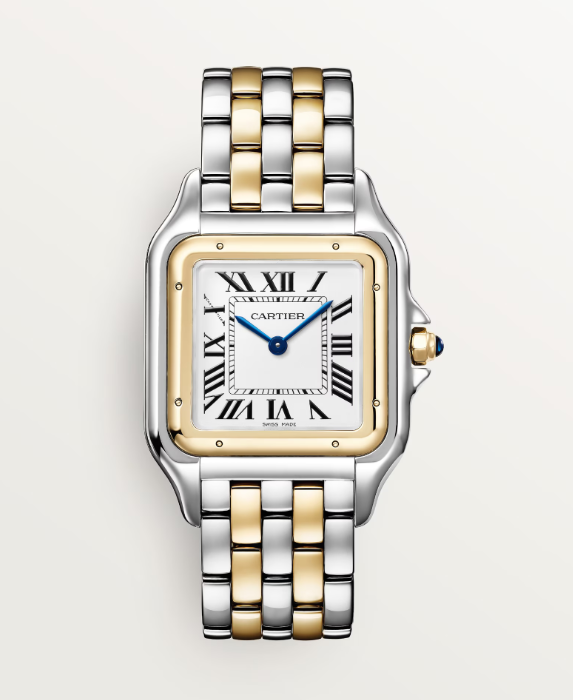 AF공장 까르띠에 팬더 옐로우골드콤비 라지 화이트다이얼 브레이슬릿